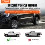 VEVOR Running Boards 3" Fit 2019-2023 Chevy Silverado/GMC Sierra 1500-Crew Cab