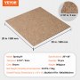 VEVOR szőnyeglapok újrafelhasználható, 20"x 20"-es szőnyeg négyzetek, párnázott szőnyeggel, puha párnázott szőnyegcsempék, könnyen felszerelhető barkácsolás hálószoba nappalihoz, kültéri (16 csempe, sötétbarna)
