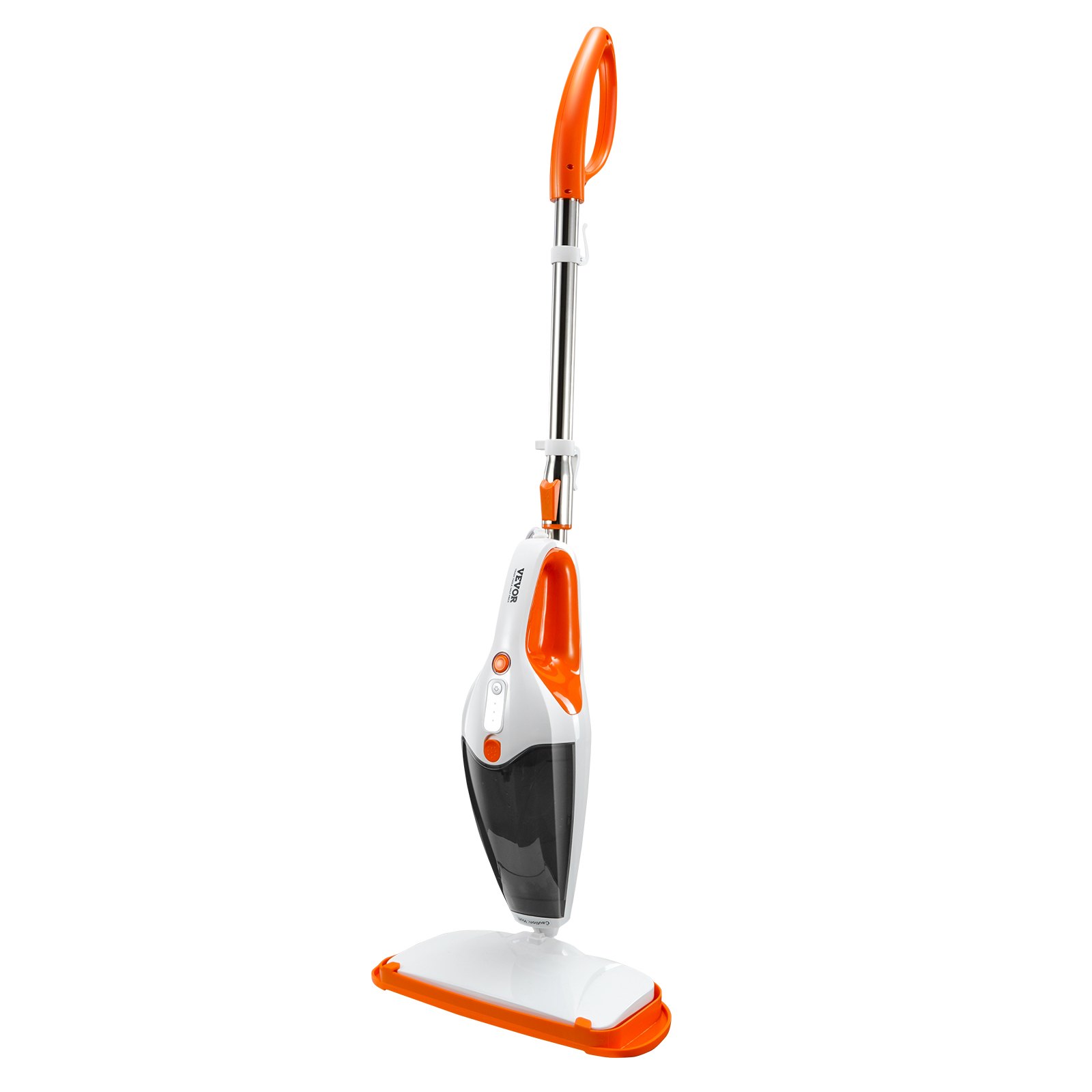 VEVOR Steam Mop, 5-in-1 Hard Wood Floor Cleaner with 4 Replaceable Brush Heads, for Various Hard Floors, Like Ceramic, Granite, Marble, Linoleum, Natural Floor Mop with 2 pcs Machine Washable Pads