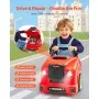 VEVOR Engine Toy, 60 Pieces, Kids Mechanic Car Repair Set with Removable Parts, Lights and Sounds, Steering Wheel and Horn, Kids Mechanic Workshop Set for Toddler Ages 3 Years and Up, Red