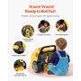 VEVOR Engine Toy Kids Mechanic Car Repair Set with Removable Parts Yellow