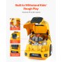 VEVOR Engine Toy Kids Mechanic Car Repair Set with Removable Parts Yellow