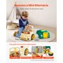VEVOR Engine Toy Kids Mechanic Car Repair Set with Removable Parts Green