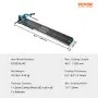 VEVOR Manual Tile Cutter, 1200mm, Porcelain Ceramic Tile Cutter with Tungsten Carbide Cutting Wheel, Infrared Positioning, Anti-Skid Feet, Durable Rails for professional installers or beginners