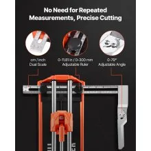 17in Manual Tile Cutter for Wall & Polished Tiles Double Rails Tungsten Wheel