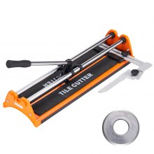 VEVOR Manual Tile Cutter, 430 mm, Porcelain Ceramic Tile Cutter with Tungsten Carbide Cutting Wheel, Infrared Positioning, Anti-Skid Feet, Durable Rails for professional installers or beginners