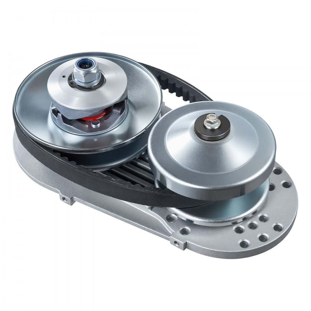 VEVOR Drive Clutch, 2-8HP Engine, 2000 RPM High-Strength Drive Clutch with Asymmetric Designed Wheels & Robust Rubber Belt, Sturdy & Durable Clutch with Full Accessories, Fit for Various Engines