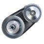VEVOR Drive Clutch, 2-8HP Engine, 2000 RPM High-Strength Drive Clutch with Asymmetric Designed Wheels & Robust Rubber Belt, Sturdy & Durable Clutch with Full Accessories, Fit for Various Engines