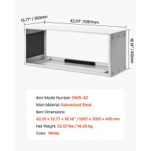 Air Conditioner Wall Sleeve 42 in Wall Sleeve for Universal Through the Wall AC