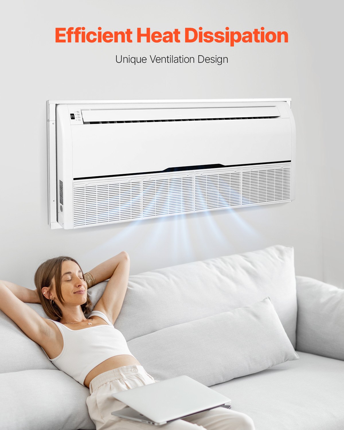 VEVOR Air Conditioner Wall Sleeve, 42 in Through the Wall Air Conditioner Sleeve, Wall Sleeve, Compatible with Most Brands of Through the Wall AC, Durable and Weather-Resistant Insulation Accessories