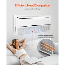 Air Conditioner Wall Sleeve 42 in with Exterior Grille Universal AC Wall Sleeve