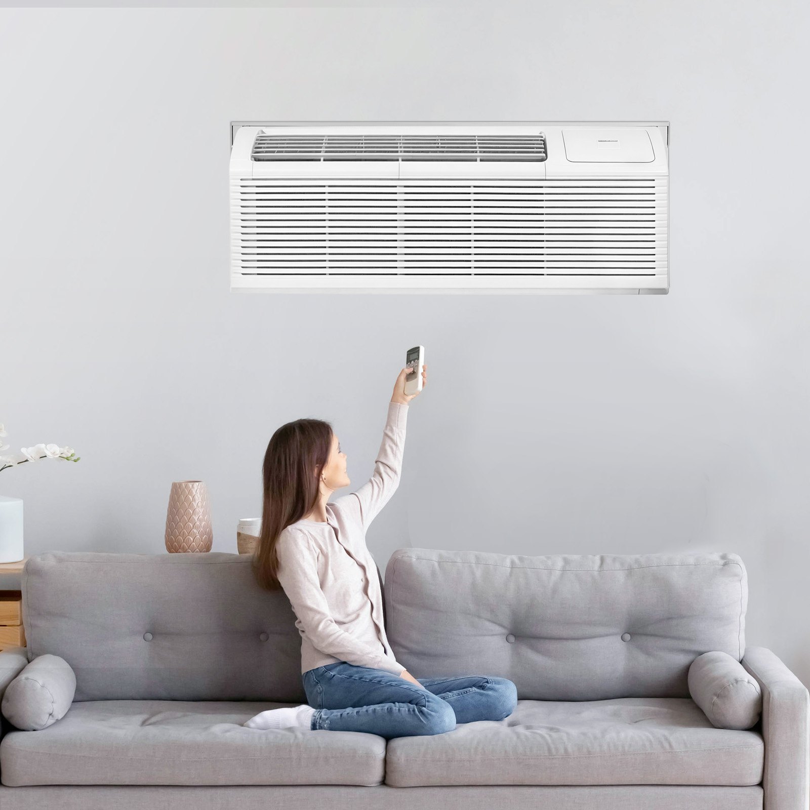 VEVOR Air Conditioner Wall Sleeve, 42 in Through the Wall Air Conditioner Sleeve, Exterior Grille, Wall AC Sleeve, Fit Most Brands of Through the Wall Air Conditioner, Durable and Weather-Resistant