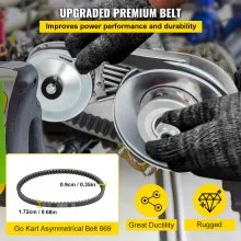VEVOR Go Kart Torque Converter Kit CVT Clutch 3/4"  Replaces Comet TAV2 30-75 218353A Manco 10T #40/41 (Comes with 1 Sprocket - 1x 10 Tooth 40/41)