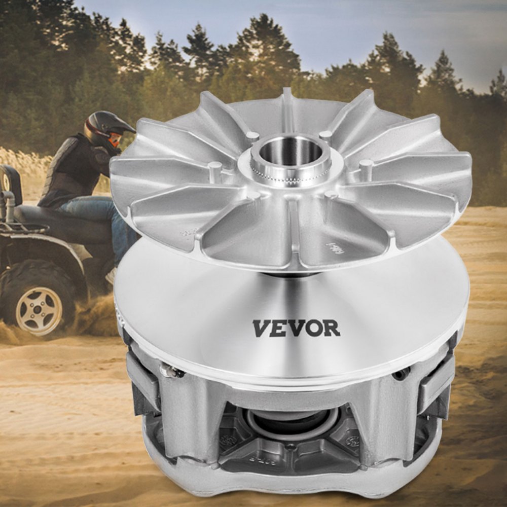 VEVOR Driven Clutch Aluminum Alloy Primary Drive Clutch Compatible With 2014-2021 Polaris RZR 1000, OEM Replacement with Heat Treated Center Shaft