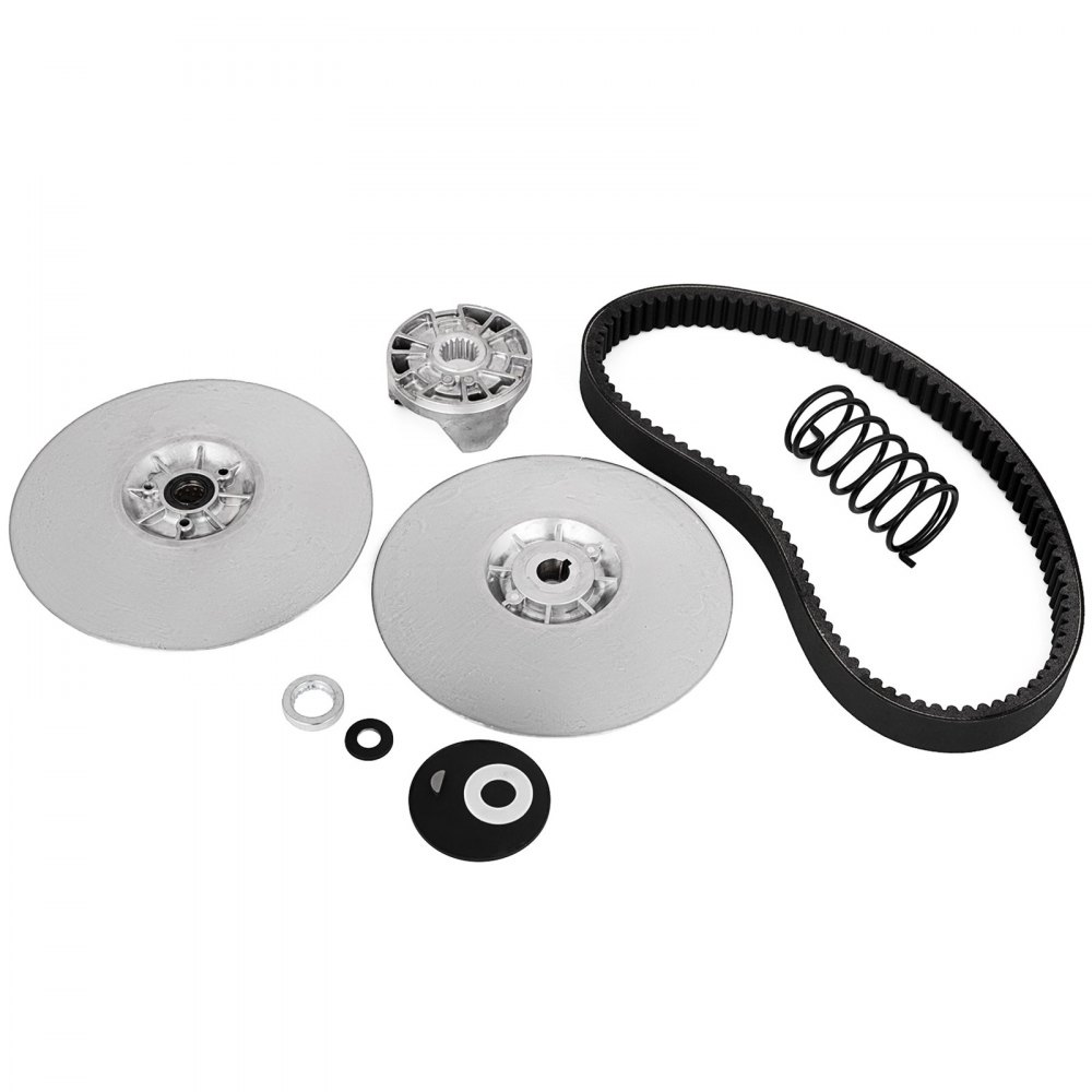 VEVOR Rear Driven Clutch Kit for Yamaha Gas Golf Cart G2-G22 1985+ Secondary Clutch Driven Kit with Belt JN6-G6201-03 JN6-G6201-04, Silver