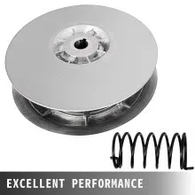 VEVOR Rear Driven Clutch Kit for Yamaha Gas Golf Cart G2-G22 1985+ Secondary Clutch Driven Kit with Belt JN6-G6201-03 JN6-G6201-04, Silver