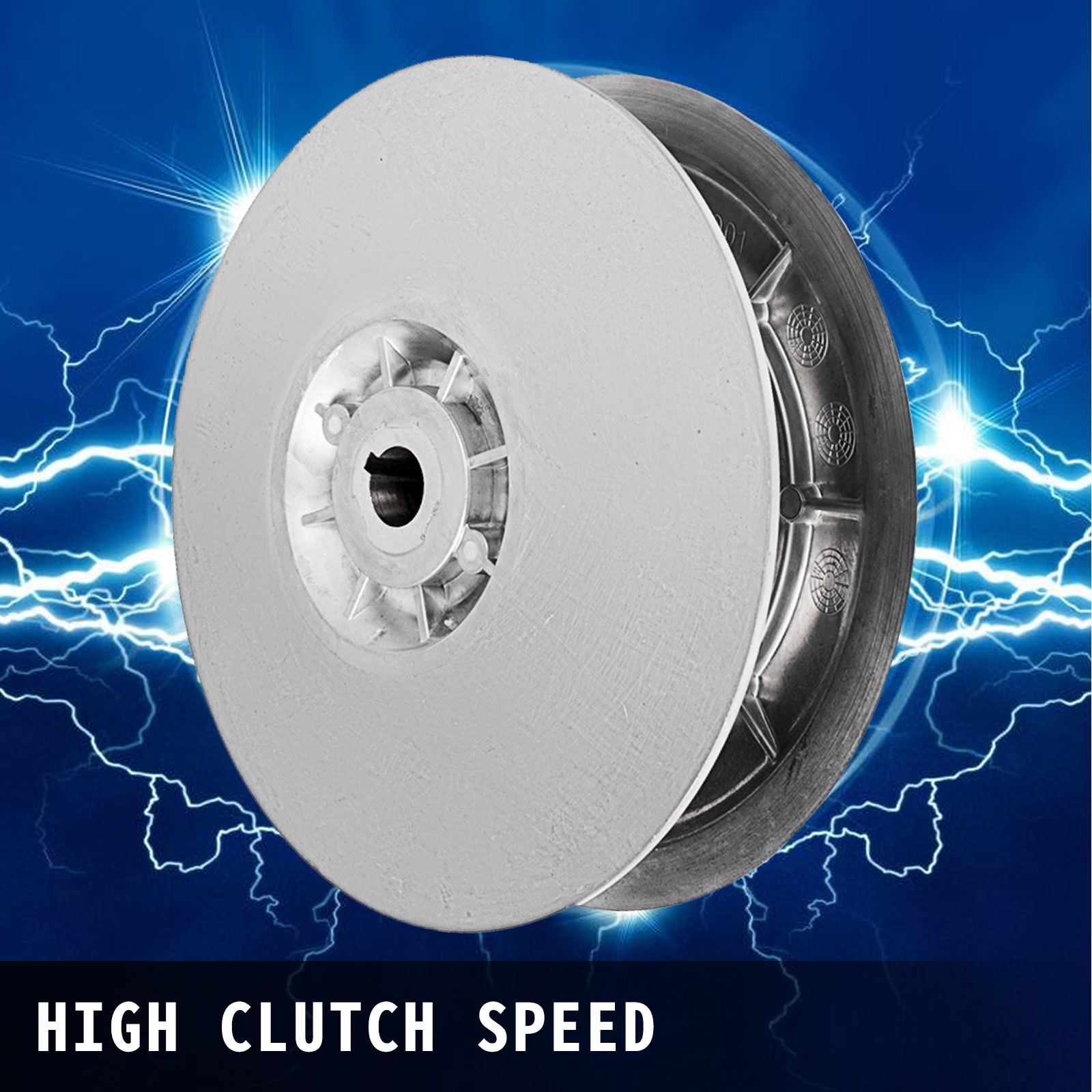VEVOR Rear Driven Clutch Kit for Yamaha Gas Golf Cart G2-G22 1985+ Secondary Clutch Driven Kit with Belt JN6-G6201-03 JN6-G6201-04, Silver