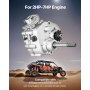 VEVOR 2300 RPM Drive Clutch High-Strength Clutch with 2-7HP Engine & Shift Mode