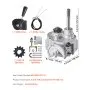 VEVOR drivclutch, 2–7 hk motor, 2300 o/min høystyrke drivclutch med 3 girmoduser og dynamisk balansert aksel, hurtiggirslitesterk clutch med fullt tilbehør, passer til kart/dune buggies/UTV