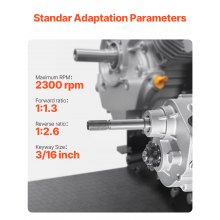 2300 RPM Drive Clutch High-Strength Clutch with 2-7HP Engine & Shift Mode