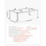 VEVOR Mini Split Ground Stand, Adjustable Anti-Vibration Mini Split Stand for 9000-24000 BTU Ductless Air Conditioner Heat Pump, Heavy Duty AC Base Bracket Floor Mount w/ 250kg Max. Load Capacity