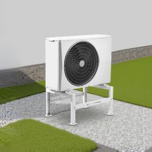 Mini Split Ground Stand Adjustable Anti Vibration for 9000-60000 BTU