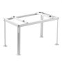 Soporte de suelo VEVOR para minisplit, ajustable y antivibración para aire acondicionado sin ductos de 9000 a 36000 BTU, soporte de base resistente para aire acondicionado con capacidad de carga máxima de 300 kg.