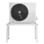 Soporte de suelo VEVOR para minisplit, ajustable y antivibración para aire acondicionado sin ductos de 9000 a 36000 BTU, soporte de base resistente para aire acondicionado con capacidad de carga máxima de 300 kg.