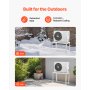 Mini Split Ground Stand Adjustable Anti Vibration for 9000-18000 BTU