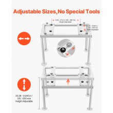 Mini Split Ground Stand Adjustable Anti Vibration for 9000-18000 BTU