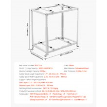 Mini Split Ground Stand for 9000-18000 BTU Heat Pump Dual Levels