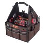 VEVOR Tool Bag, 330 MM, 45-Pocket Open Top Tool Tote, Electrical Maintenance Toolbox Organizer Storage with Handle, Adjustable Shoulder Strap, Portable Toolbag, for Professionals DIY & Jobsite Use