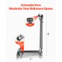 Shower Head Extension Arm Extender 16 in Adjustable Angle Height G1/2 Universal