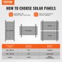 Soportes de montaje para paneles solares VEVOR de 41 pulgadas con inclinación ajustable de 0 a 90°