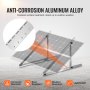 Soportes de montaje para panel solar VEVOR de 45 pulgadas, soportes de inclinación ajustables de 0 a 90°, juego de 2