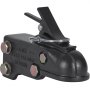 VEVOR Adjustable Trailer Coupler, 2-5/16" Hitch Ball, 15000 lbs Capacity, Heavy Duty Cast Channel-Mount Coupler with Hardware Kit, Ideal for Towing Station Wagons, Pickup Trucks, SUVs, Black Coating