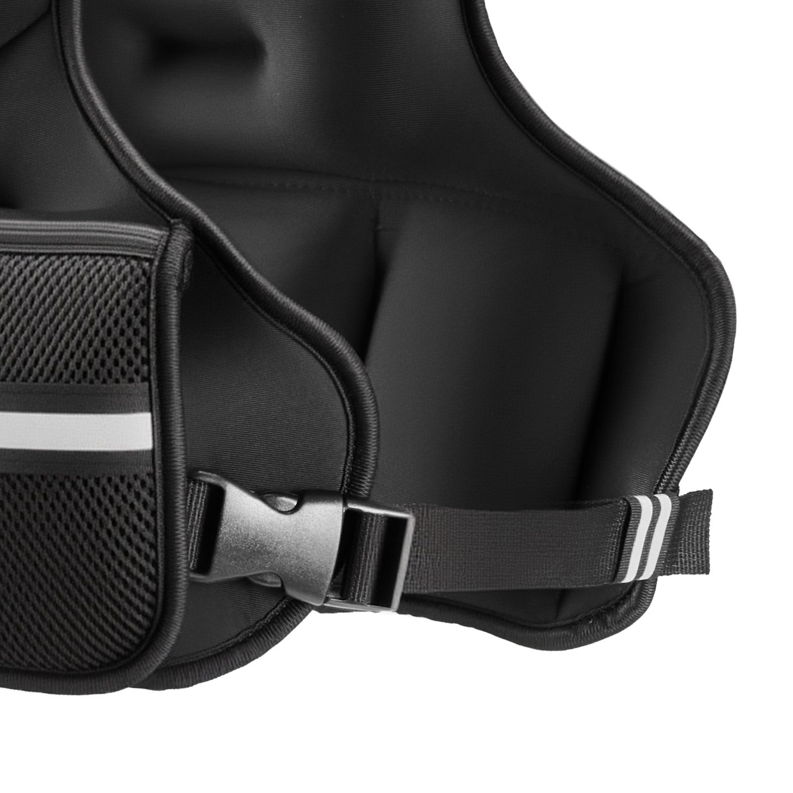 VEVOR Adjustable Weighted Vest, 14.5 kg Comfortable X-Shape Body Weight Vest Set with 6 Weight Packs and Reflective Stripe, for Men Women, Workout Equipment for Strength Training Running Jogging