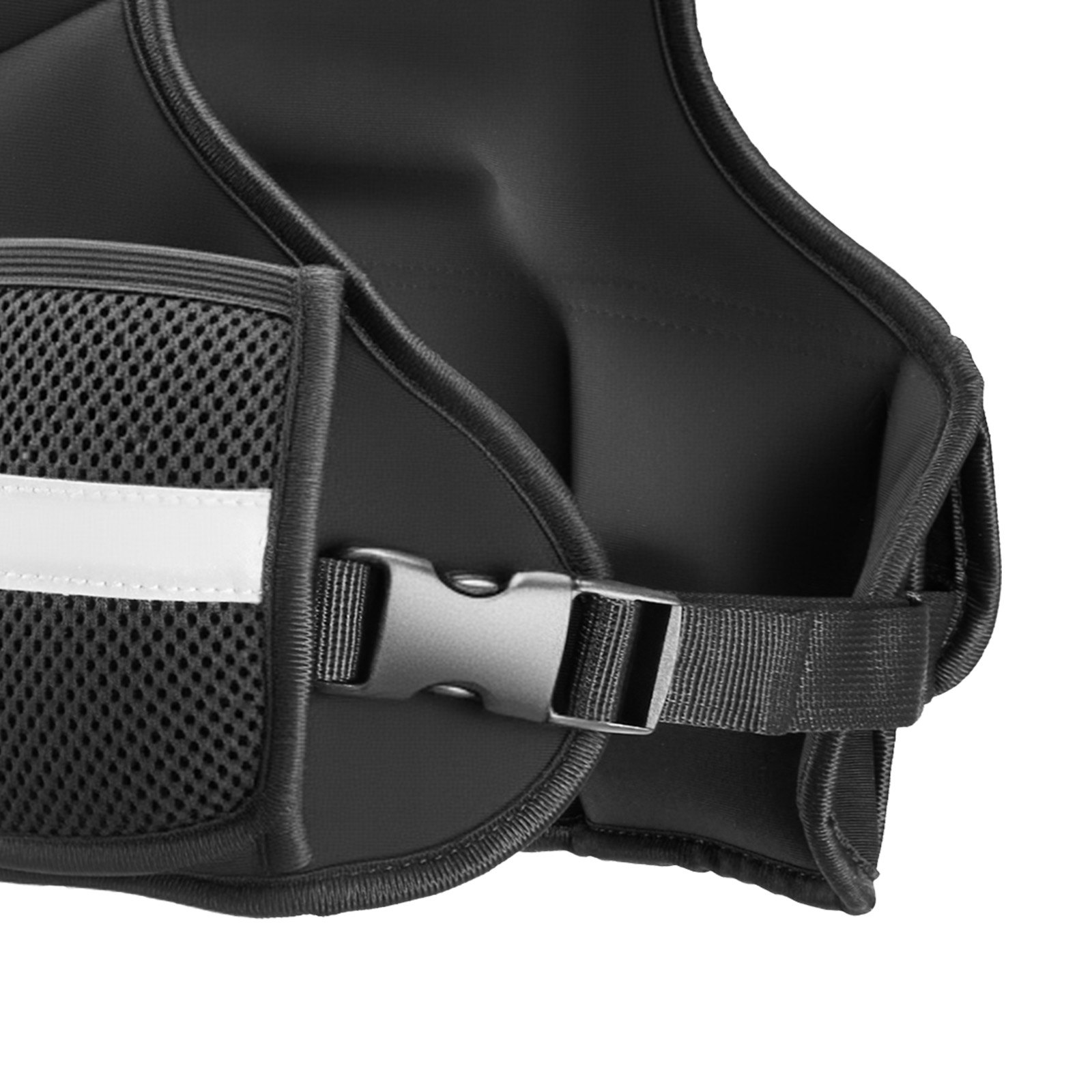 VEVOR Adjustable Weighted Vest, 18.3 kg Comfortable X-Shape Body Weight Vest Set with 8 Weight Packs and Reflective Stripe, for Men Women, Workout Equipment for Strength Training Running Jogging
