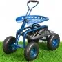 Chair Style with handle-blue