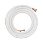 VEVOR 4876.8mm Mini Split Line Set, 6.4 & 12.7mm O.D Copper Pipes Tubing and Triple-Layer Insulation, for Air Conditioning or Heating Pump Equipment & HVAC with Rich Accessories (18ft Connection Cable