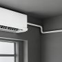 VEVOR 15.2m Mini Split Line Set, 6.4 & 9.5mm OD AC Copper Tubing Pipe, 3/8 White PE Thickened Insulated Coil with Flared Nuts, Strapping Tapes, for Mini Split Air Conditioner HVAC or Heat Pump System
