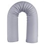 VEVOR Air Conditioner Hose Cover Wrap, Portable AC Hose Duct Vent Cover Sleeve, Insulation Sleeve for 5 & 5.9" Diameter Exhaust Hoses Tube, Easy Installation with 2 Adjustable Buckle Straps, Gray