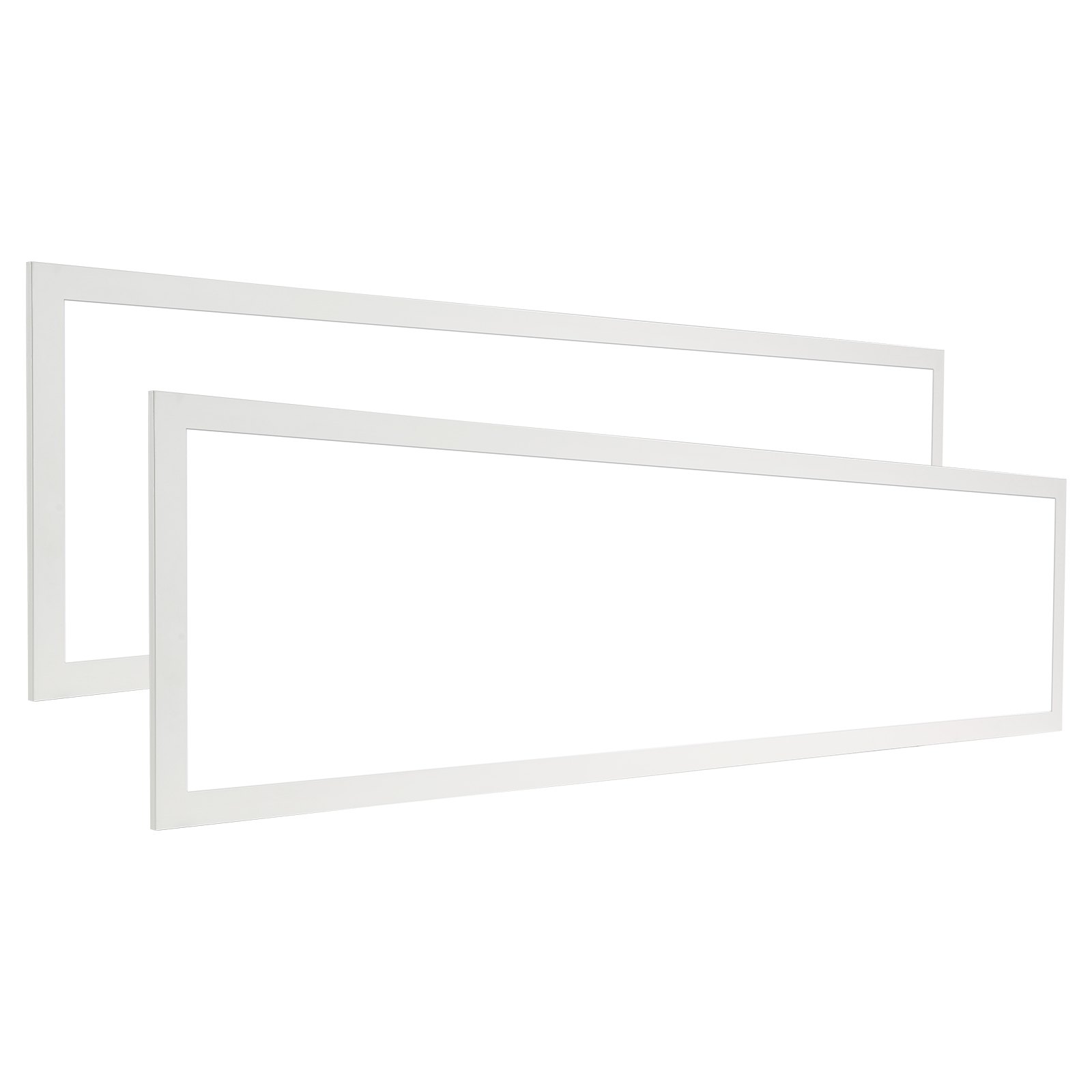 VEVOR 2 Pack 1x4 FT LED Flat Panel Light, 6600LM 55W, Surface Mount LED Drop Ceiling Light Fixture with Adjustable Color Temperature 3500K/4000K/5000K for Home Office Classroom, Tested to UL Standards