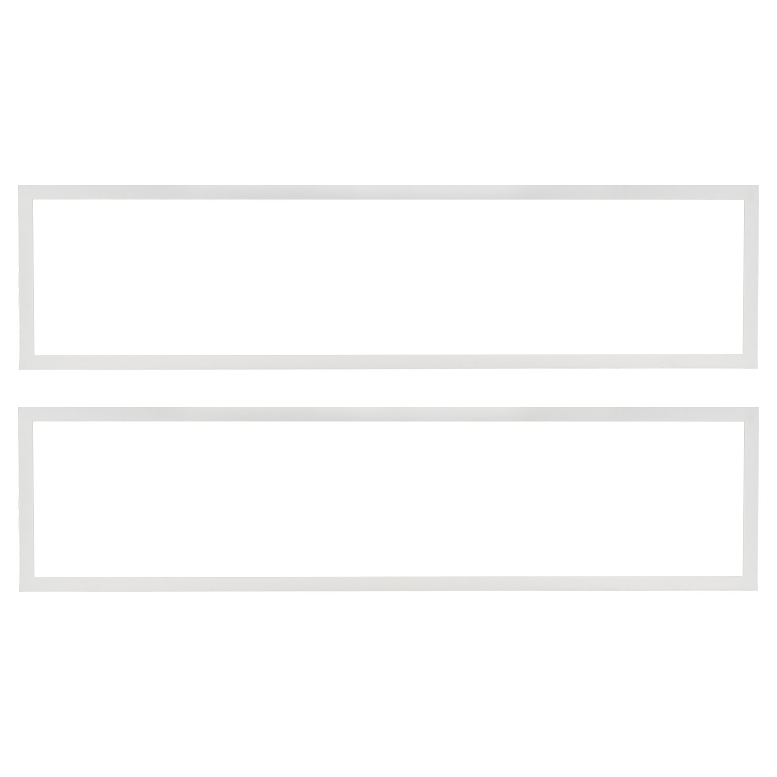 VEVOR 2 Pack 1x4 FT LED Flat Panel Light, 6600LM 55W, Surface Mount LED Drop Ceiling Light Fixture with Adjustable Color Temperature 3500K/4000K/5000K for Home Office Classroom, Tested to UL Standards