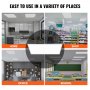 VEVOR 2 Pack 2x4FT LED Flat Panel Light, 6000LM 50W, Surface Mount LED Drop Ceiling Light Fixture with Adjustable Color Temperature 3500K/4000K/5000K, for Home Office Classroom, Tested to UL Standards