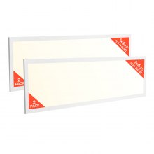 1x4 FT LED Flat Panel Light 5700LM Ceiling Light Fixture 3000K/4000K/5000K 2 PCS