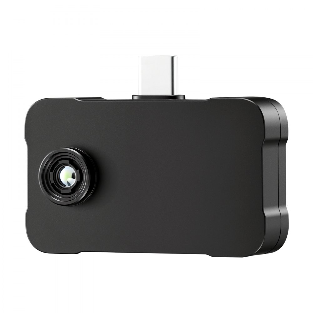VEVOR Thermal Imaging Camera for Android & iOS, 512 x 384 Super Resolution, 25HZ Refresh Rate Infrared Thermal Imager for Smartphone Tablets, 256 x 192 IR Resolution, -20°C to 550°C & 6 Color Palettes