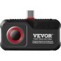 VEVOR värmekamera för Android, 256 x 192 IR-upplösning infraröd värmekamera med visuell kamera, 25Hz uppdateringsfrekvens värmekamera för smartphone/surfplatta, -4-1022°F temperaturområde, IP54