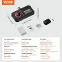 VEVOR Thermal Imaging Camera for Android, 256 x 192 IR Resolution Infrared Thermal Imager with Visual Camera, 25Hz Refresh Rate Thermal Camera for Smartphone/Tablet, -4-1022°F Temperature Range, IP54