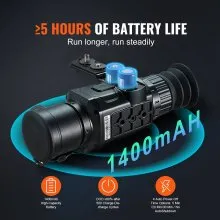 VEVOR Thermal Imager Monocular Hunting Imaging Telescope 1X -8X Zoom 0.39" OLED Scrren
